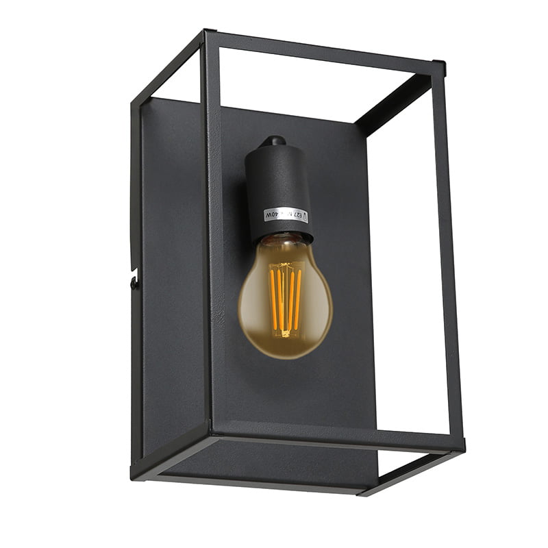 Wandlampen slaapkamer zwart | Incl.Lichtbron | Trendy Design | 4W | Dimbaar - Outledtl.nl